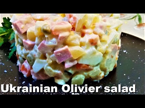 Ukrainian OLIVIER SALAD, how to Quickly and Easily Prepare a Delicious HOLIDAY #saladrecipe