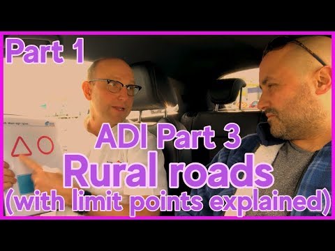 ADI Part 3 : Rural roads with limit points explained (Part 1)