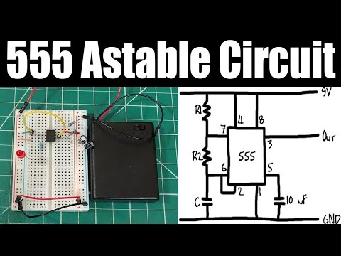 Tutorial: How to build the 555 Timer Astable Circuit