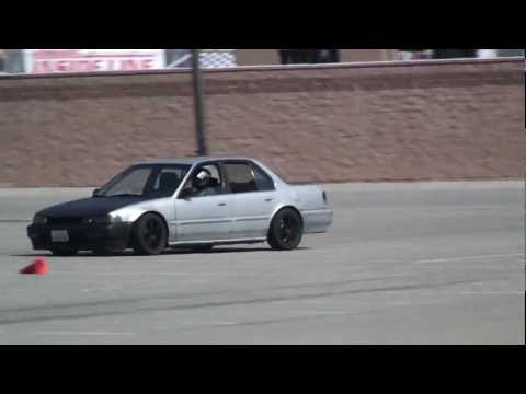 CB7 1990 Honda Accord Speed Ventures Autocross 02.25.2012