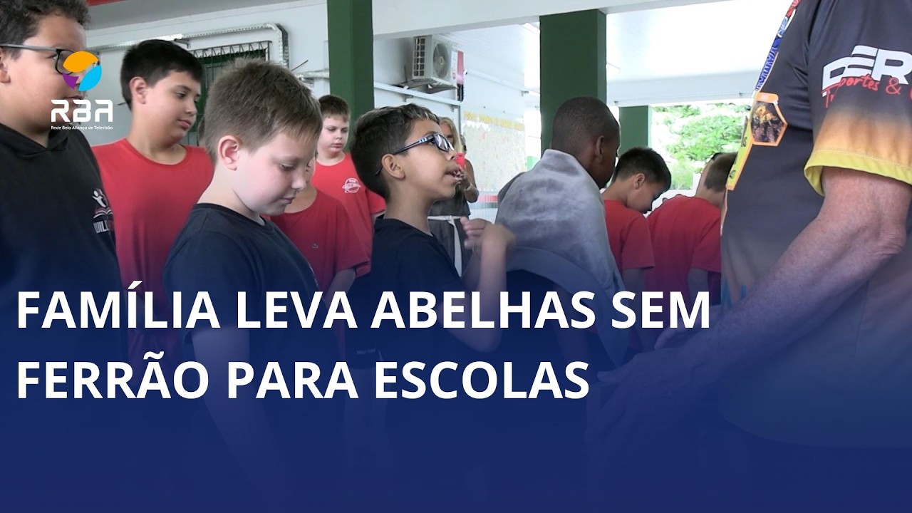 Do quintal para a sala de aula: abelhas encantam estudantes