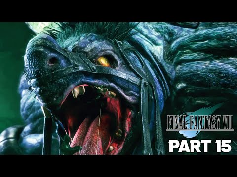 FINAL FANTASY 7 REMAKE Walkthrough Part 15 - ROUGH WATERS (PS4)