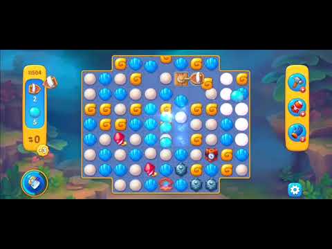 Fishdom Easy Level 11504 (with full seashell) @choraelmin