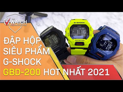 Đập Hộp SIÊU PHẨM G-Shock GBD-200 Bluetooth HOT Nhất 2021