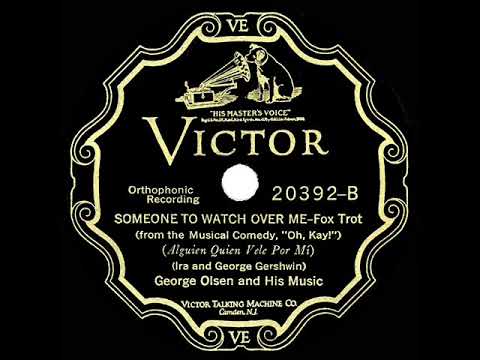 1927 HITS ARCHIVE: Someone To Watch Over Me - George Olsen (instrumental)