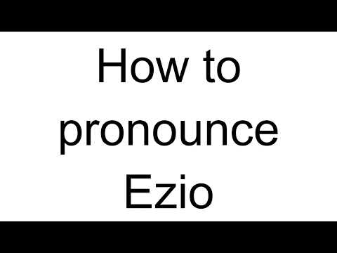 How to Pronounce Ezio (Italian)