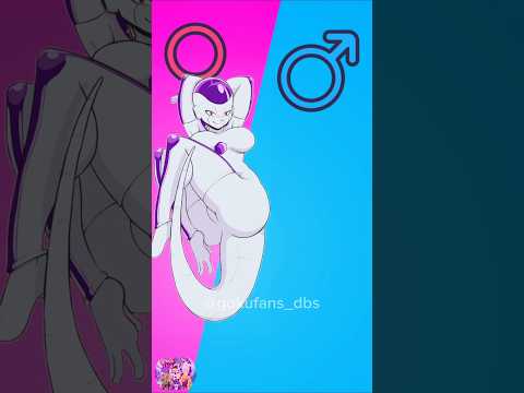 Dragon Ball Frieza Character in Gender Bender Swap #shorts #dbs #goku #dragonball