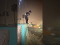 Tail Drop into the Encinitas City Hall Bank in the rain?!