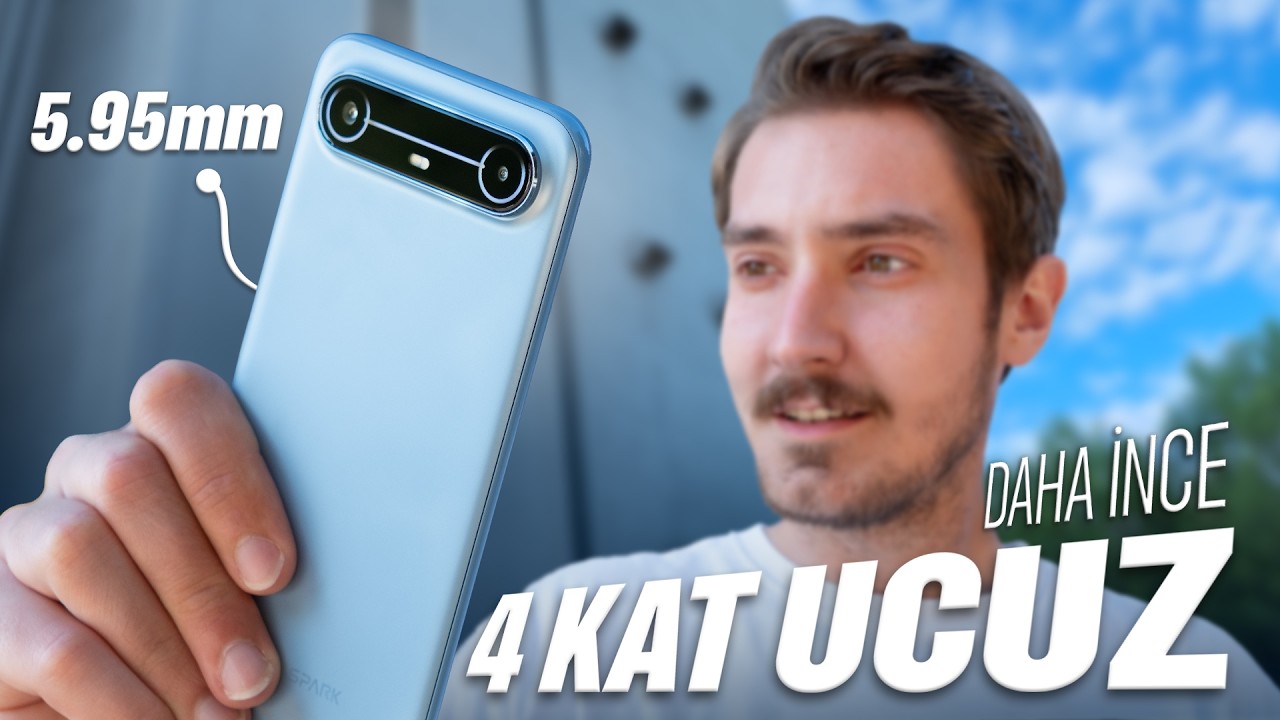 Ultra İnce ve Uygun Fiyatlı Telefon: TECNO SPARK Slim 5G İnceleme