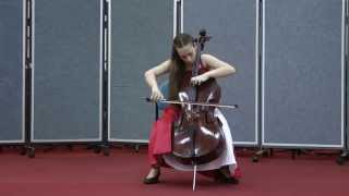 Tamar Deutsch Gomberoff 13 plays Concert Etude no 4 for cello by Bukinik