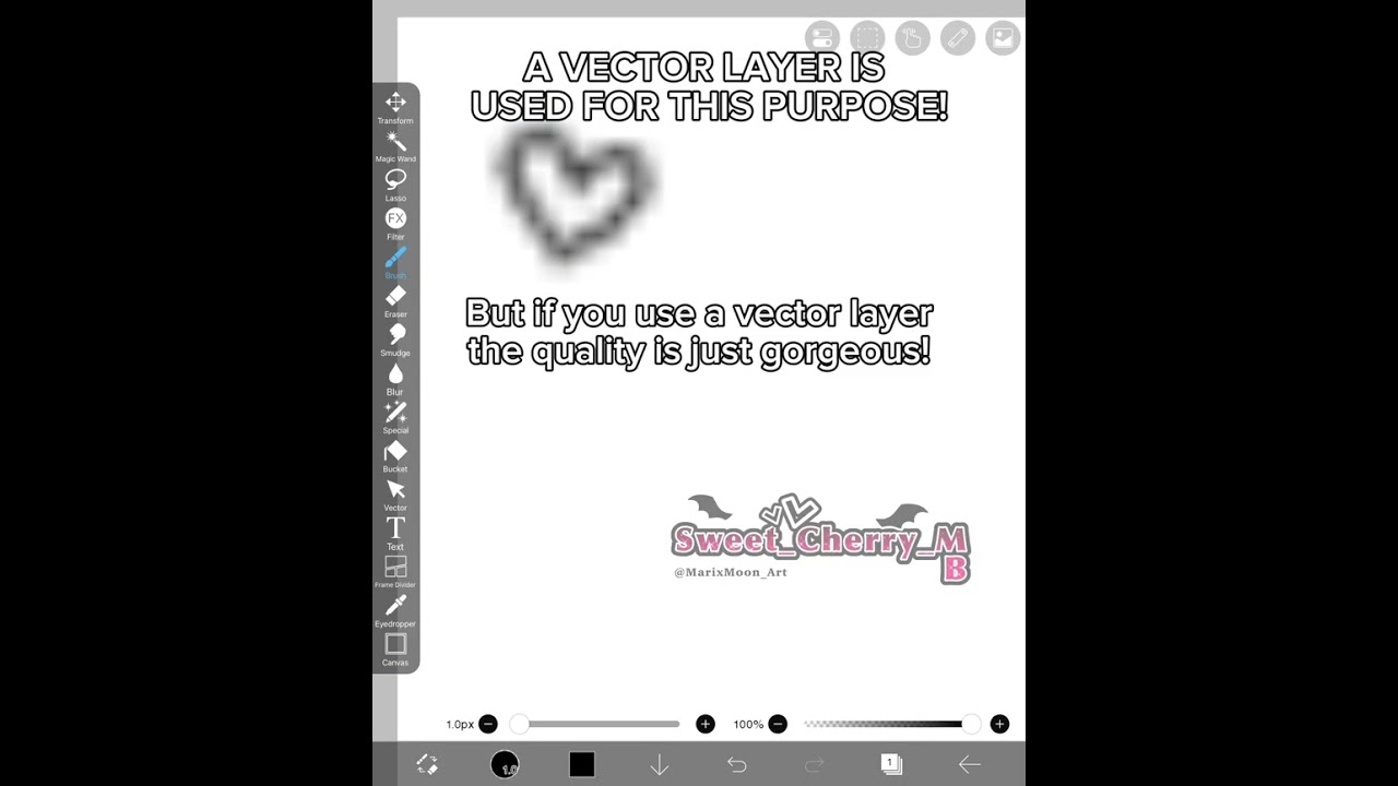 ✨ VECTOR LAYER IS FOR THIS!!! | #tutorial #ibispaint #ibispainttutorial #digitalart 