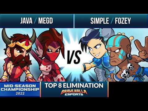 Java & Megd vs Simple & Fozey - Top 8 Elimination - Midseason Invitational 2022 - 2v2