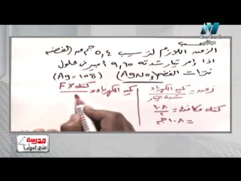 مسألة على قانون فاراداي : احسب زمن ترسيب