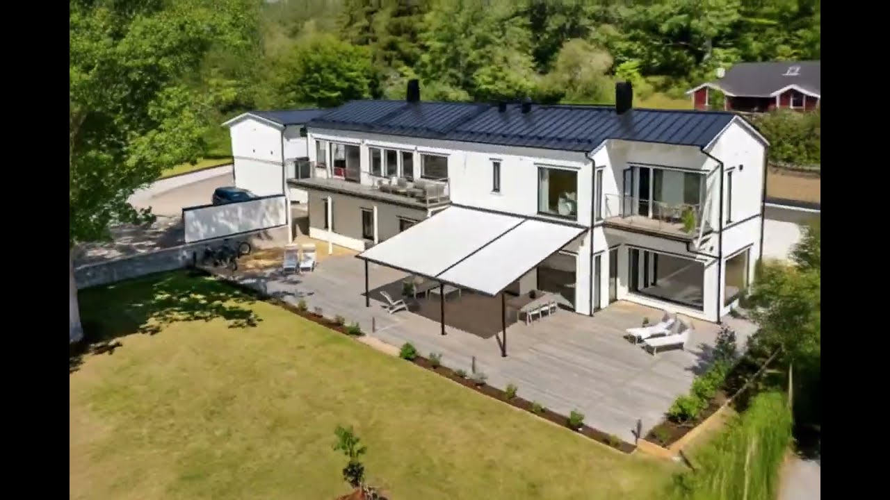 8 rum Villa på Finborgsvägen 38 Tyresö Tyresö kommun - video