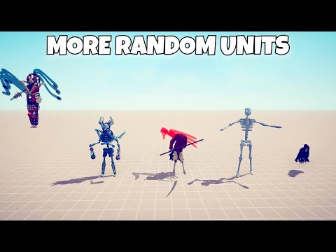 MORE RANDOM UNITS MOD SHOWCASE - Totally Accurate Battle Simulator TABS
