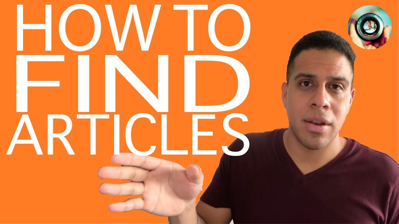 How to Find Free Academic Articles Online | Spotting Scholarly Sources