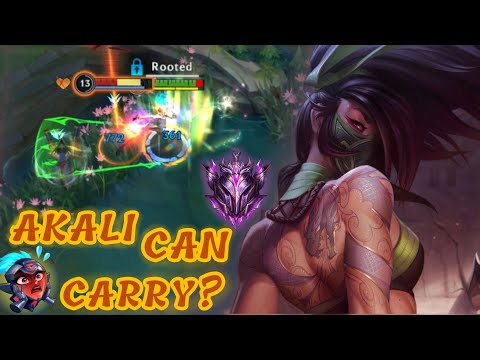 Wild Rift : AKALI BUT I TRY MY BEST | Akali 1v9 #akali