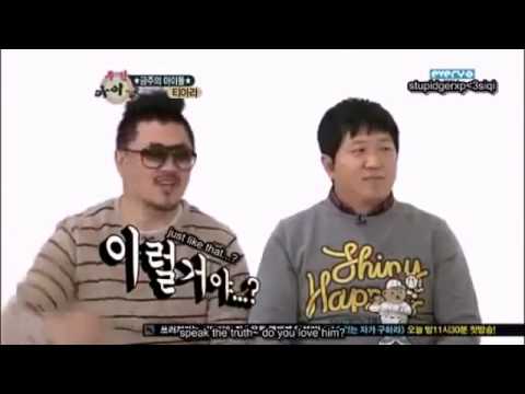 [ENG SUBBED] 120204 M-B-C Weekly Idol - T-ara Hyomin to Niel: "You're totally cute"