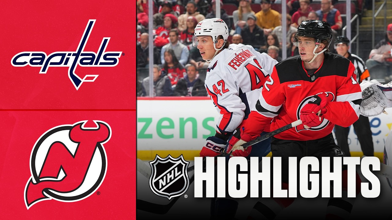 4월3일 워싱턴 뉴저지 NHL 하이라이트