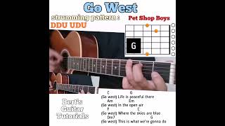 Go West - Pet Shop Boys guitar chords w/ lyrics & strumming tutorial