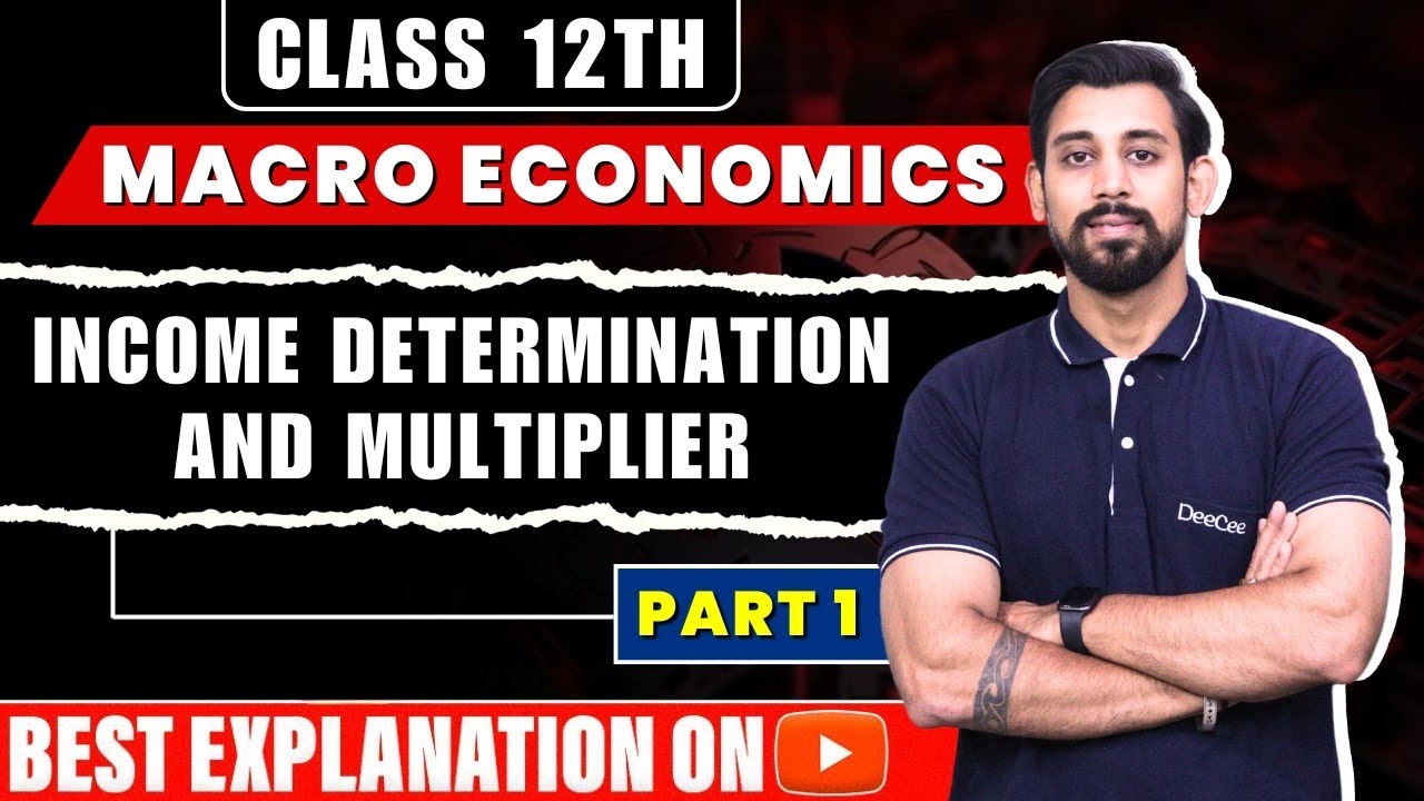 Income determination and Multiplier | Macroeconomics | Class 12 | chapter 8 | Part 1