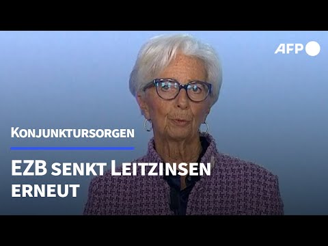Konjunktursorgen: EZB senkt Leitzinsen erneut | AFP
