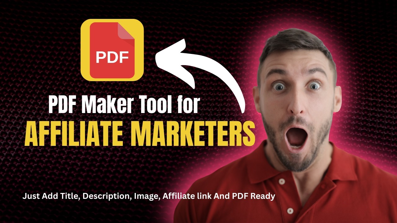 Best PDF Maker Tool for Affiliate Marketers | Add Link & Download Ready PDF