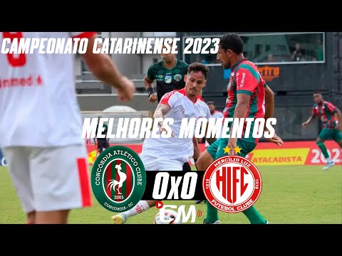 CONCÓRDIA 0 X 0 HERCÍLIO LUZ | MELHORES MOMENTOS | CAMPEONATO CATARINENSE 2023
