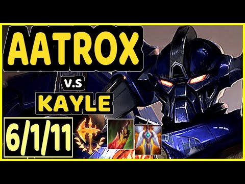 MITHY (AATROX) vs KAYLE - 6/1/11 KDA TOP GAMEPLAY - EUW Ranked DIAMOND