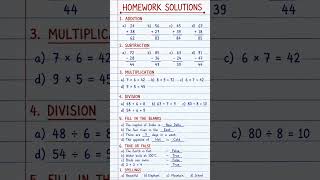 Homework Solutions ✍️ | Solve It Fast