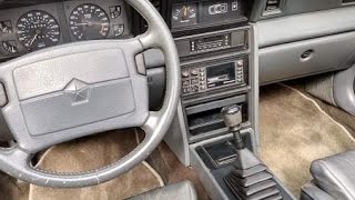 How to remove the dash and heater core of a Dodge Daytona Turbo Z Chrysler Laser Chrysler Lebaron