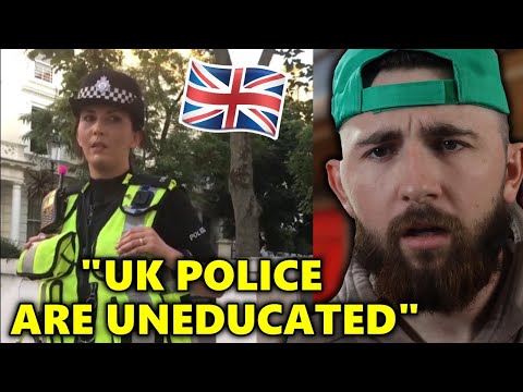 "Educated" American vs British Police in London *embarrassing* (American Reacts)