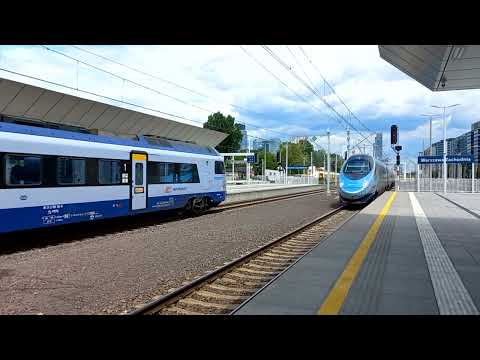 Warszwa Zachodnia - Pociag IC EIP Pendolino z Kołobrzeg do Kraków Główny (07.07.2022)