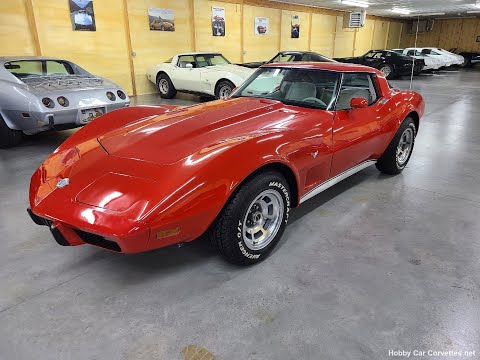 1978 Red Corvette 5spd For Sale Video