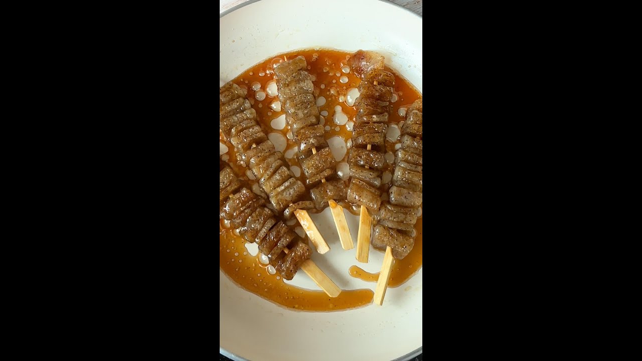 【え、これ鶏皮じゃないの？】焼き鳥屋さんもびっくり！甘辛ぷるじゅわッ…！こんにゃく串 / Konjac Skewers