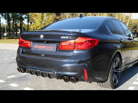 BMW M5 F90 with AKRAPOVIC EXHAUST