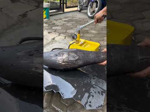 How to Remove Dents from a 2 Stroke Pipe Using Water Pressure