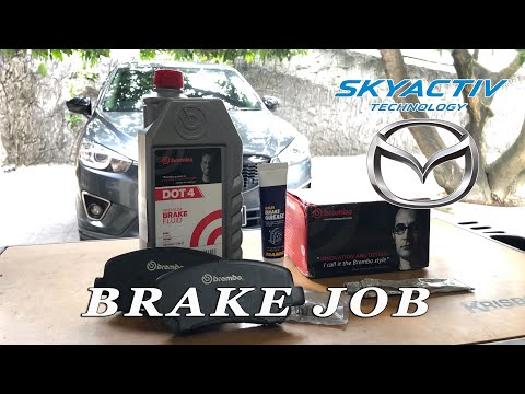 Mazda CX 5 CX 3 CX 30 Mazda 6 Mazda 2 Mazda 3 Front Brake pads Brembo OE Replacement DIY Service.