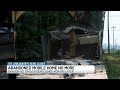 VIDEO Abandoned Mobile Home Left On Side Of Road Demolished Neighbors Relieved