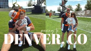 MOVING VLOG | packing up, moving to denver for football season & home tour