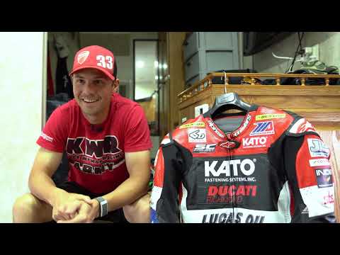 KWR Ducati Rider Kyle Wyman "Sends It" During The Official Dunlop MotoAmerica Test