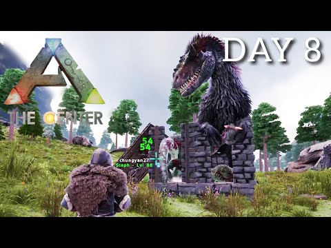 Ark Survival Evolved | Day 8 | Easy Yutyrannus Tame