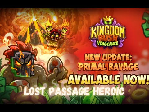 Kingdom Rush Vengeance: No Spells/No Instakill - Lost Passage Heroic - Jack O'Lantern - Impossible