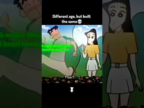 Shinchan and Harry, Different age, but built the same☠️ | Funxora Shinchan edit shorts |