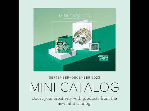 Stampin' Up! 2023 September though December Mini Catalog Unboxing