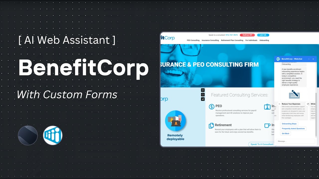AI Web Assistant - BenefitCorp