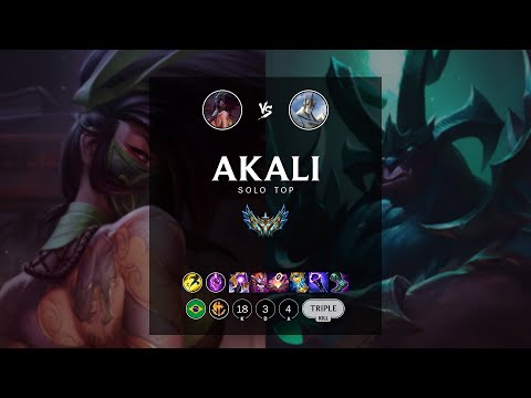 Akali Top vs Galio - BR Challenger Patch 12.10