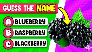 🍎🍉 Guess the Name of the Fruit or Vegetable 🤔🧠 Guess the Fruit Quiz