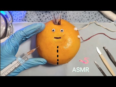 ASMR Grapefruit Appendectomy Surgery | Realistic & Relaxing (No Talking)