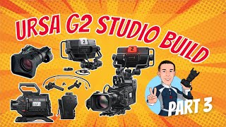 Video thumbnail for How to Build a Blackmagic URSA Broadcast G2 Studio Camera with Fujinon Lens & Fiber Converter by The AV Coach